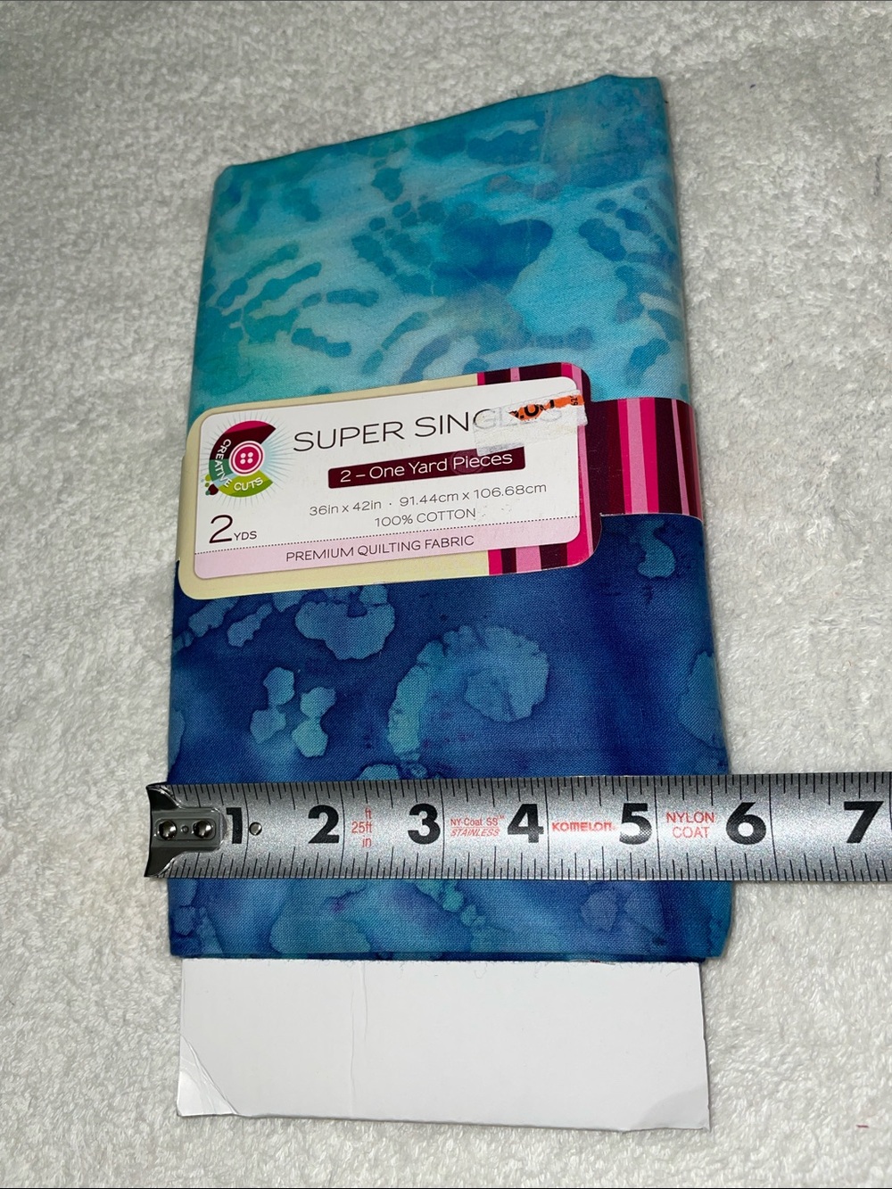 4-5 LB MIXED FABRIC DYED BATIKS SWIRLS BUNDLE • CRAFT & SEWING D4 GOOD USABLE - Picture 8 of 11